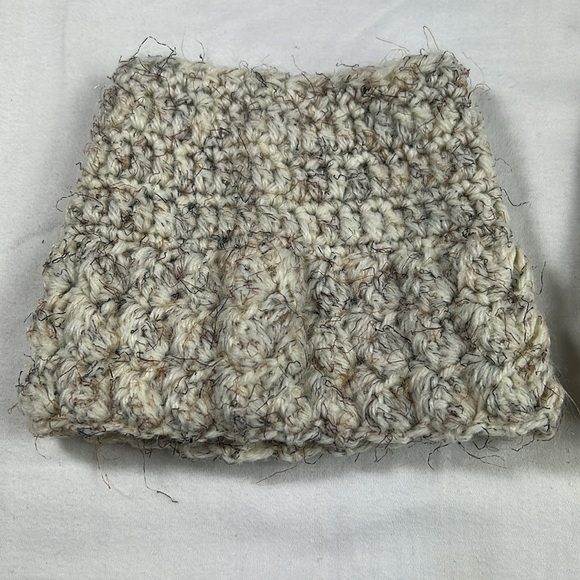 Handmade Cream Boot Cuffs - Picture 4 of 7